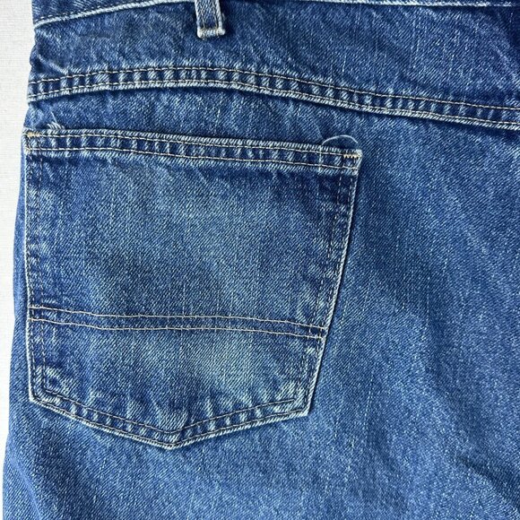 DICKIES DENIM WORK PANTS, BIG MAN - SIZE 42 X 32, - Picture 4 of 9